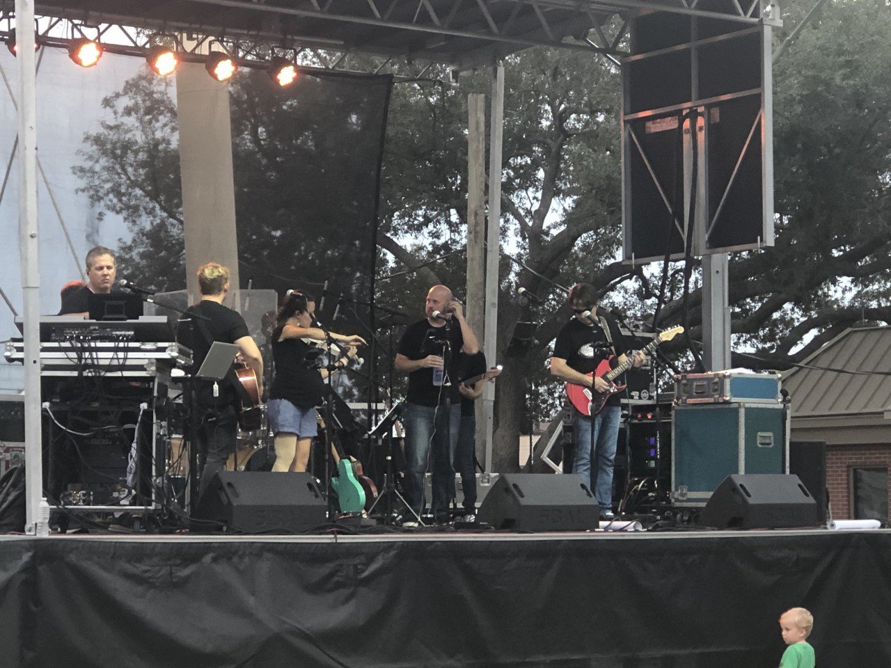 The band On the Side performs Friday at the Katy Rice Festival. Robert Zientek, a friend of the musicians, said the band gets its name because all its musicians perform their music “on the side" in addition to their full-time jobs.